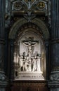 Lyon, France, statue of the basilica of Fourviere Royalty Free Stock Photo