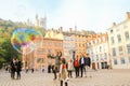 Life at Lyon old town Royalty Free Stock Photo