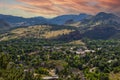 Lyons, Colorado in the Rocky Mountains on a Summer Day