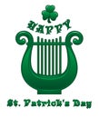 Lyra. Irish musical instrument. Patricks Day symbol