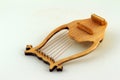 Lyre isolated against light background Royalty Free Stock Photo