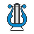 Lyre Icon Royalty Free Stock Photo