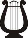 Lyre - symbol of music and arts