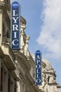 The Lyric and Apollo west End Theatres Royalty Free Stock Photo