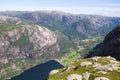 Lysebotn fjord, Norway Royalty Free Stock Photo