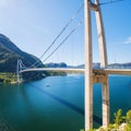 Lysefjord bridge near Forsand, Rogaland, Norway Royalty Free Stock Photo