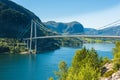 Lysefjord bridge near Forsand, Rogaland, Norway Royalty Free Stock Photo
