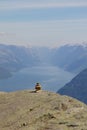 Lysefjord and stone sculpture 02