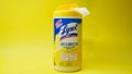Lysol Disinfectant Wipe Products help clean and sanitize Royalty Free Stock Photo