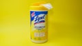 Lysol Disinfectant Wipe Products Royalty Free Stock Photo