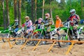 LYTKARINO, MOSCOW REGION, RUSSIA - 18 MAY 2013: motocross cup mo