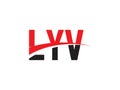 LYV Letter Initial Logo Design Royalty Free Stock Photo