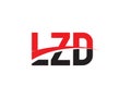 LZD Letter Initial Logo Design Royalty Free Stock Photo
