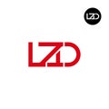 LZD Logo Letter Monogram Design Royalty Free Stock Photo