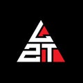 LZT triangle letter logo design with triangle shape. LZT triangle logo design monogram. LZT triangle vector logo template with red Royalty Free Stock Photo