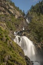 LÃÂ¥tefossen near Odda, Norway Royalty Free Stock Photo