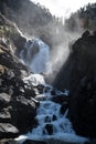 The LÃÂ¥tefossen Waterfall Royalty Free Stock Photo