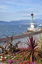 LÃÂ©man lake at Evian in France