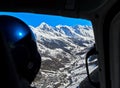 LÃÂ¶tschental Valley with the snow-covered peaks of the Bernese Alps Royalty Free Stock Photo