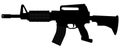 M-16 rifel Royalty Free Stock Photo