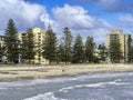 Glenelg beach with apartment blocks on the shore