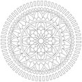 Mandala Vector Tree Creative luxury Henna Coloring Pages Practice Paint Adult Art Floral Outline