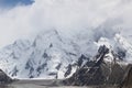 On baltoro glacier Royalty Free Stock Photo