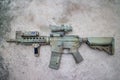 M4a1 airsoft gun Royalty Free Stock Photo