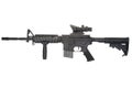 M4 army carbine isolated on a white background