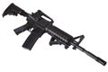 M4 assault rifle isolated