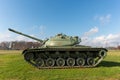 M48 Patton Army Tank on display