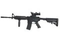 M4 Carbine with ACOG optic and a foregrip isolated