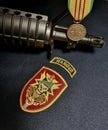 M4 carbine, Vietnam Service Medal and MacVSog emblem