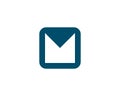 m email logo icon template