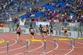 Women 400m hurdles Royalty Free Stock Photo