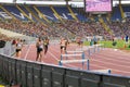 Women 400m hurdles Royalty Free Stock Photo