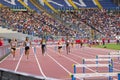 Women 400m hurdles Royalty Free Stock Photo