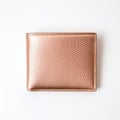 M Gagnerose Gold Metallic Bifold Wallet - Small