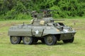 M8 Greyhound armored car from the Museum of American Armor during World War II Encampment Royalty Free Stock Photo