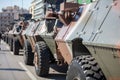 M1117 Guardian Armored Security Vehicle ASV, Military parade. War weapon, close up Royalty Free Stock Photo