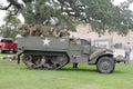 M3 Half-track in historical reenactment of WWII Royalty Free Stock Photo