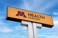 M Health Fairview Hospital Sign and Trademark Logo