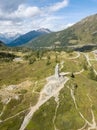 The 9m hight stone eagle on the Swiss Alp - a symbol of vigilance, created in World War II