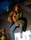 M.I.A. live on stage