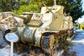 M3 Lee american tank. Israeli Armored Corps Museum at Latrun Royalty Free Stock Photo