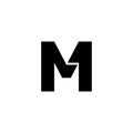 M1 initial uppercase letters, bold creative logo.