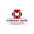 M letter logo designs, line art logo template, military logo, strong and clean logo designs, can use for your trademark, branding