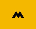M Letter Mountain Logo icon
