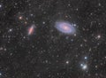 M82 and M81 Galaxy Group Royalty Free Stock Photo