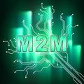 M2M Machine Connectivity And Cooperation 2d Illustration Royalty Free Stock Photo
